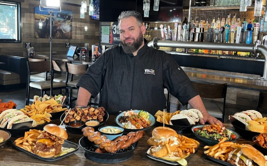 Wingers Alehouse menu and Culinary Director Patrick Diessner