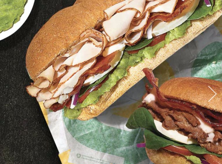 Subway new menu