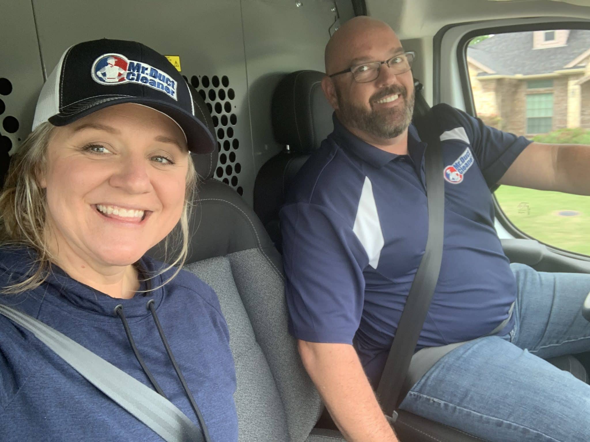 Mr. Duct Cleaner Franchise Business Owners, Terry and Julie Preston
