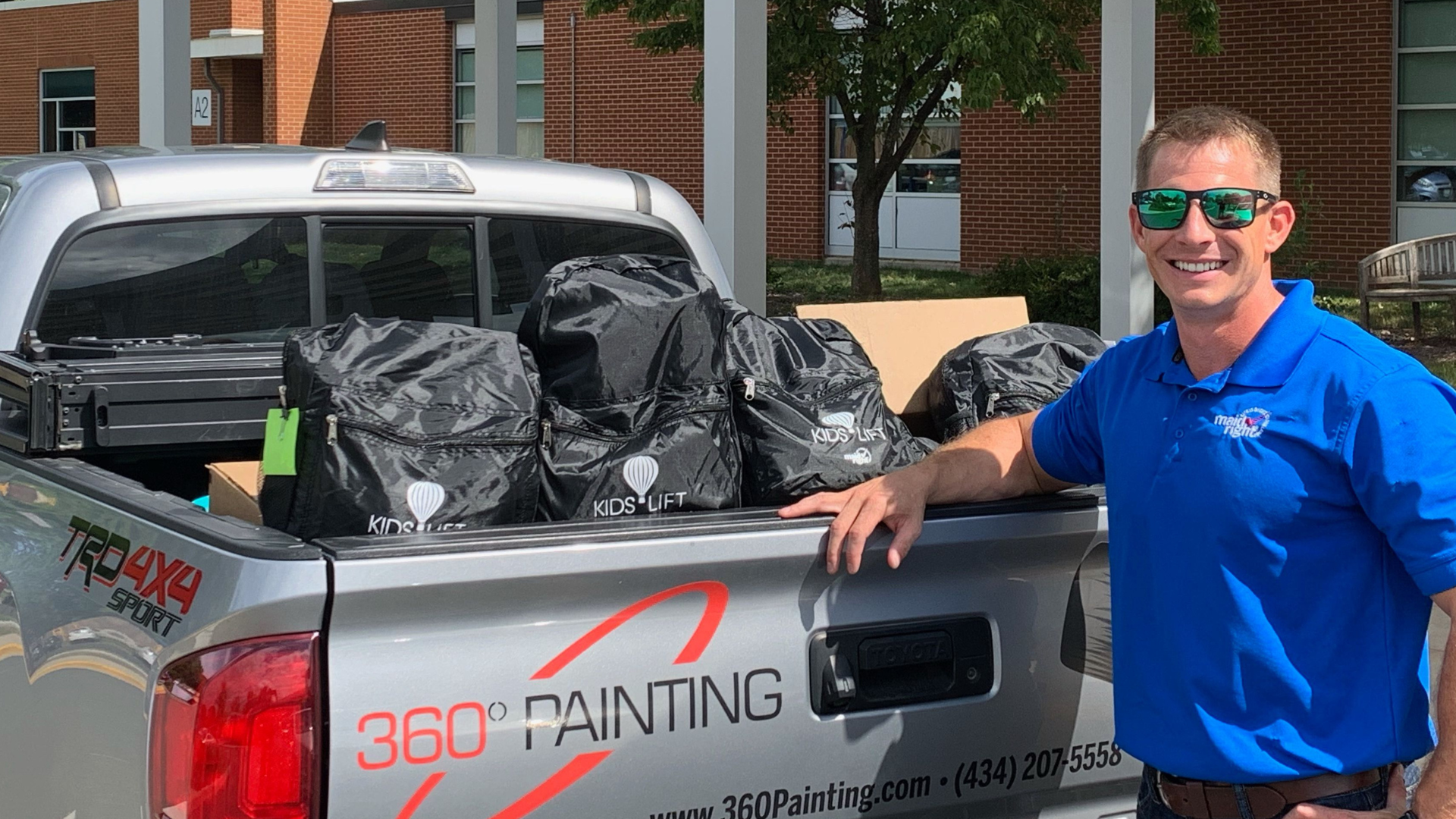 This Franchisee Gives Back with 360 Painting and Maid Right