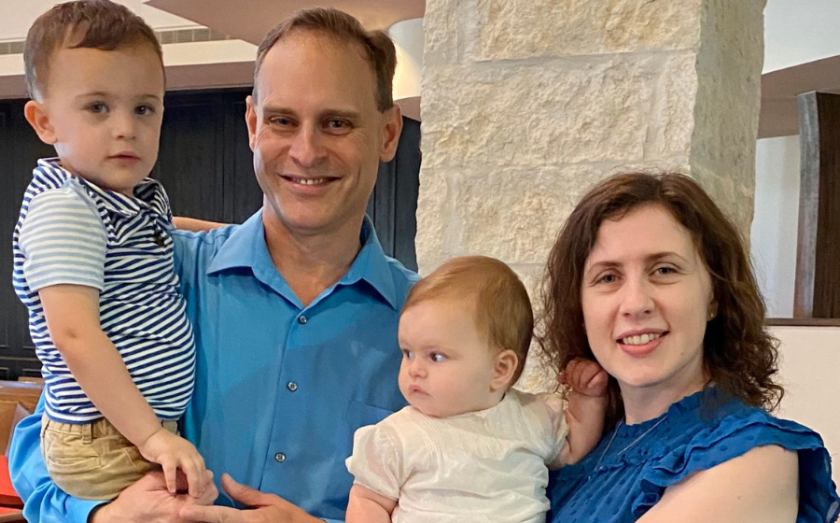 Robert Ybarra and his family