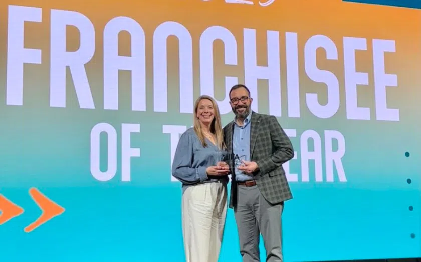 IFA franchisee of the year Christy and Jim Boswell, Scenthound 