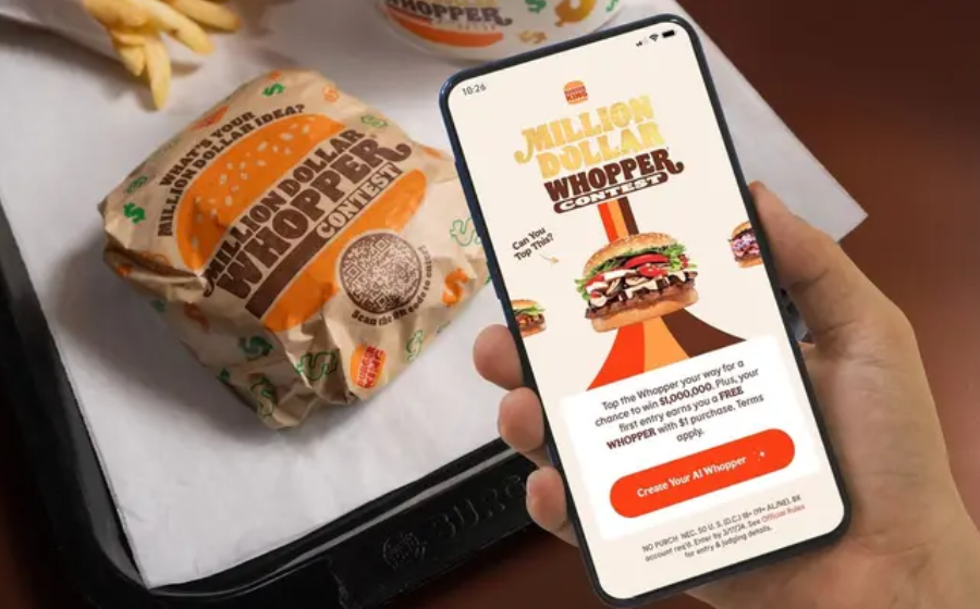Burger King Launches Million Dollar Whopper Contest