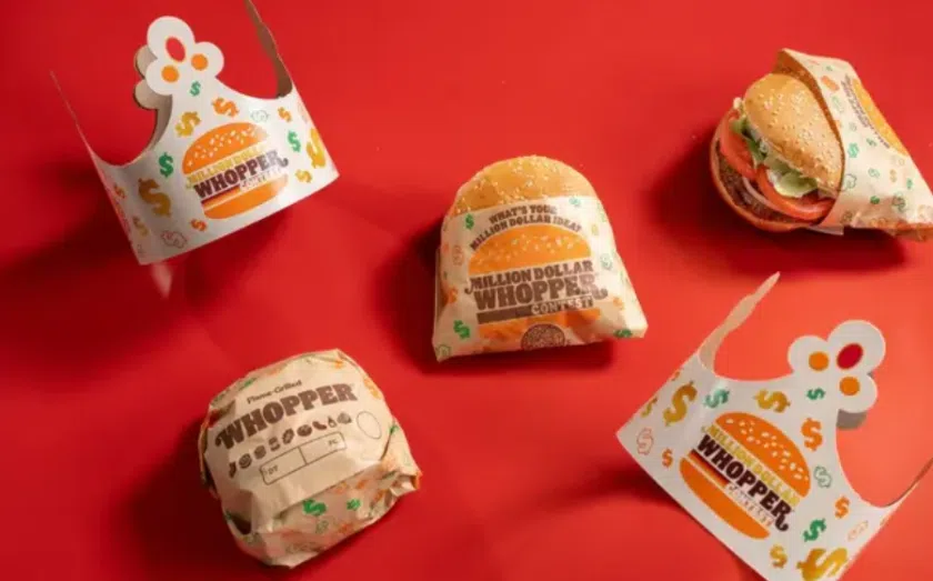 Burger King Launches Million Dollar Whopper Contest