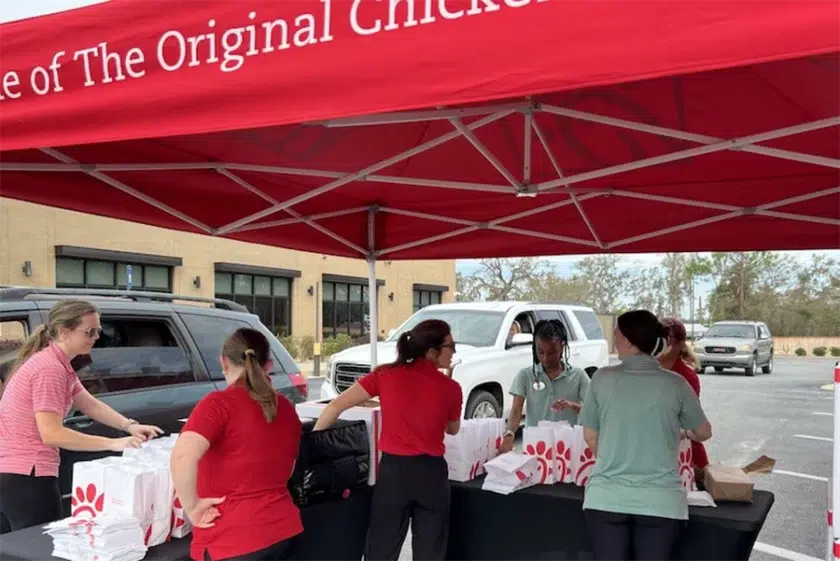Chick-fil-A Offers Hurricane Helen relief