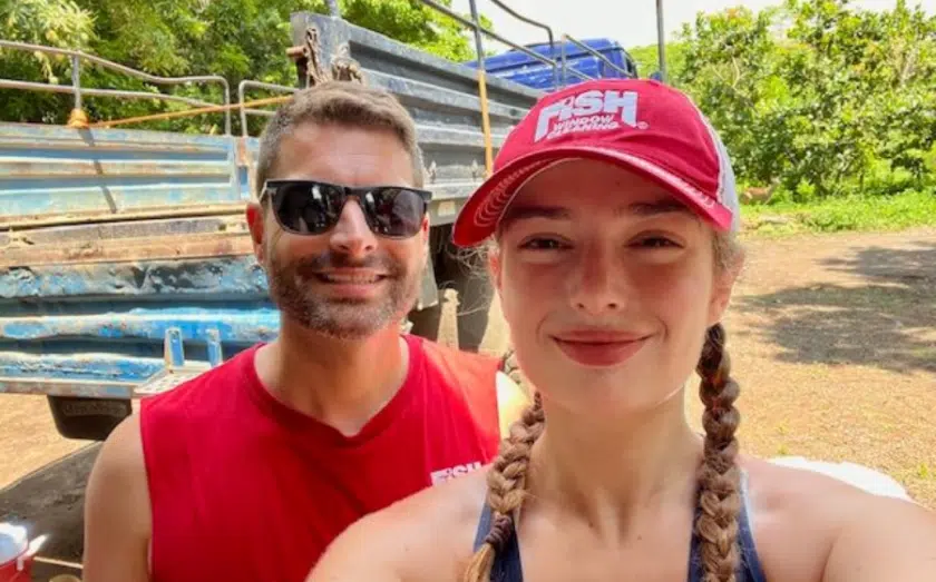 John English and daughter Christina