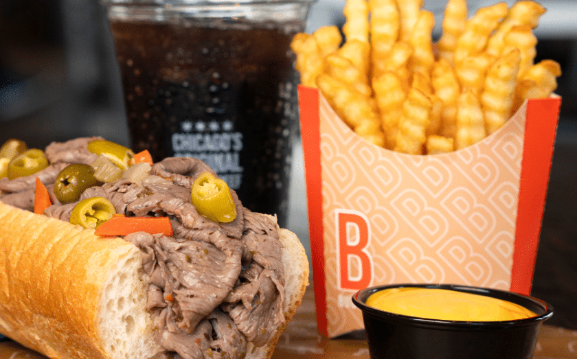Food from Buona franchise