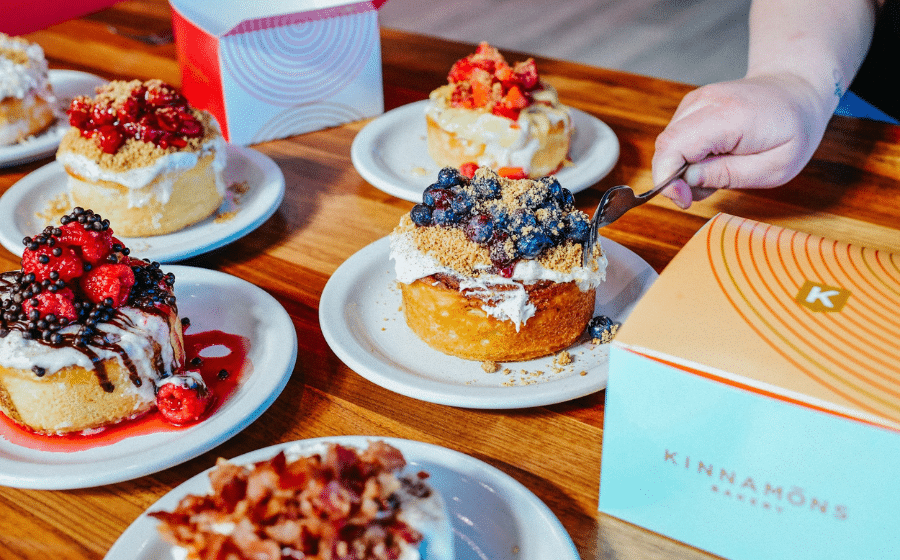 Food option from Kinnamons franchise