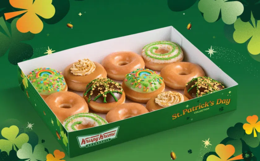 St. Patrick’s Day 2025: Restaurant Specials and Deals - Krispy Kreme franchise