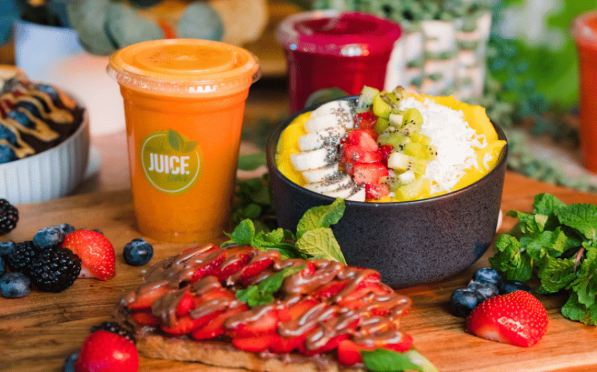 Food Option from Maha Juice Bar franchise