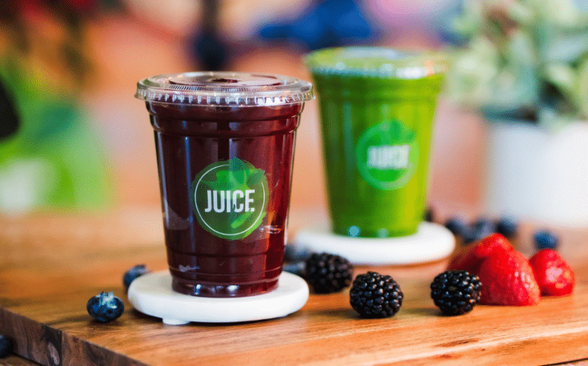 Food from Maha Juice Bar franchise