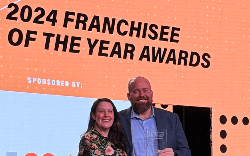Pool Scouts owner John Brexton received the 2024 Franchisee of the Year Award.