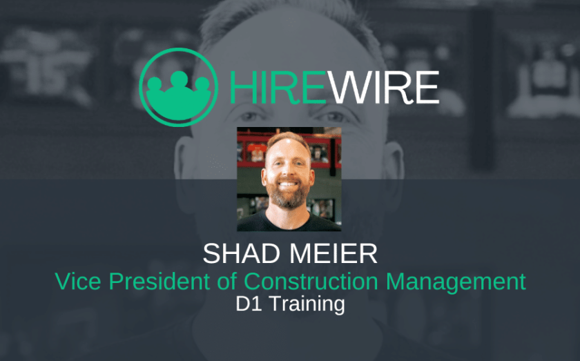 Franchise News - Shad Meier, D1 Training - HireWire