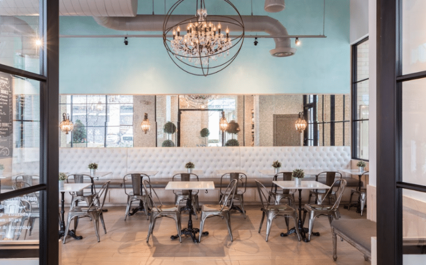 Interior of Sweet Paris Crêperie & Café franchise