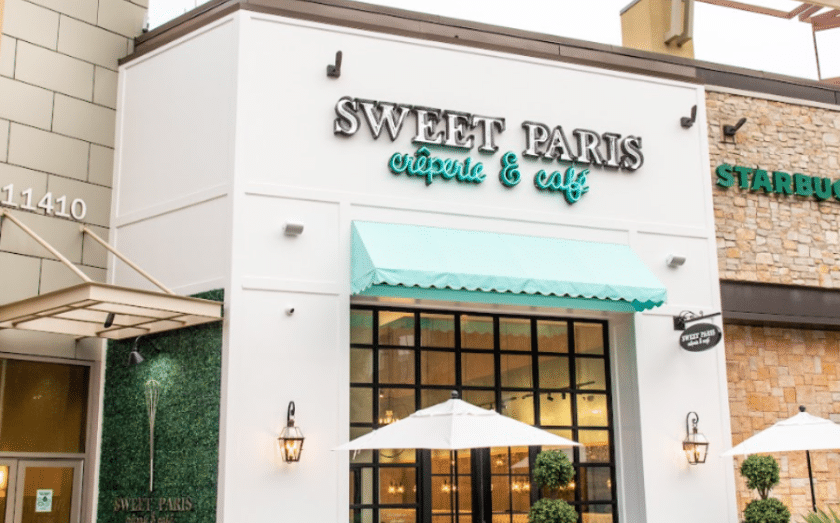 Exterior of Sweet Paris Crêperie & Café franchise