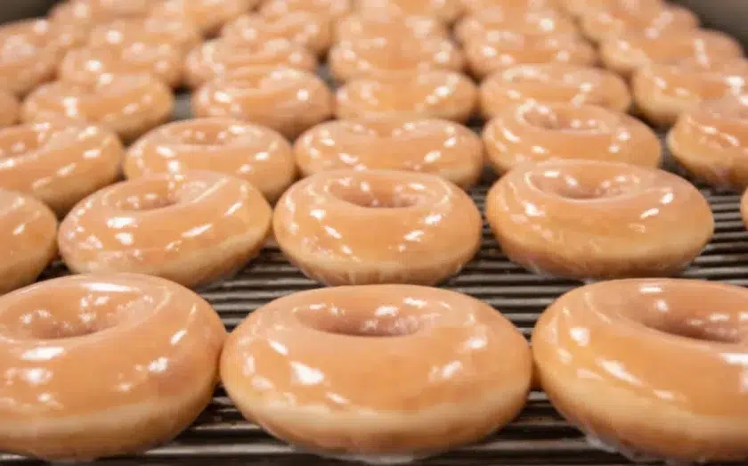 Iconic fast-food menu item, Krispy Kreme glazed doughnuts