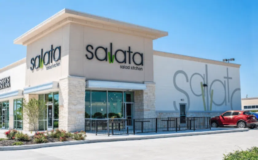 Exterior of a Salata Salad Kitchen franchise location
