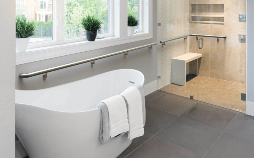 Amramp accessibility accessibility franchise bathroom work
