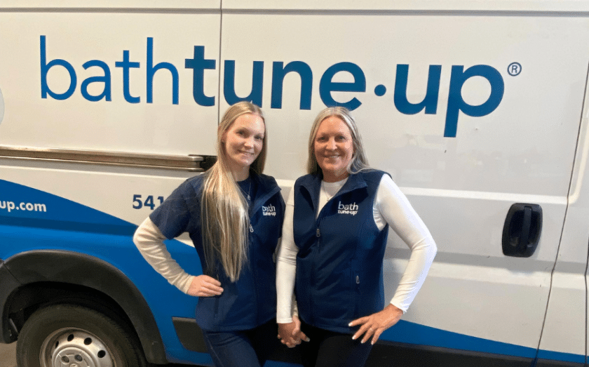 Bath Tune-Up franchisee Jennifer Lentz and her daughter, Ciera