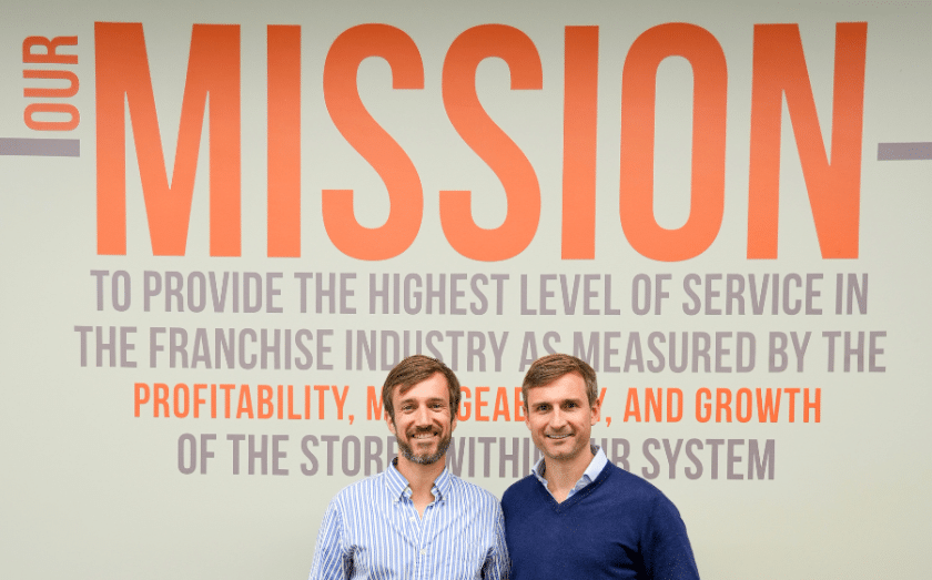 Tyler and Zack Gordon Gordon. BaseCamp Franchising