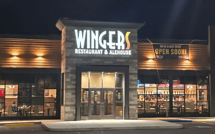 Exterior of Wingers Alehouse franchise