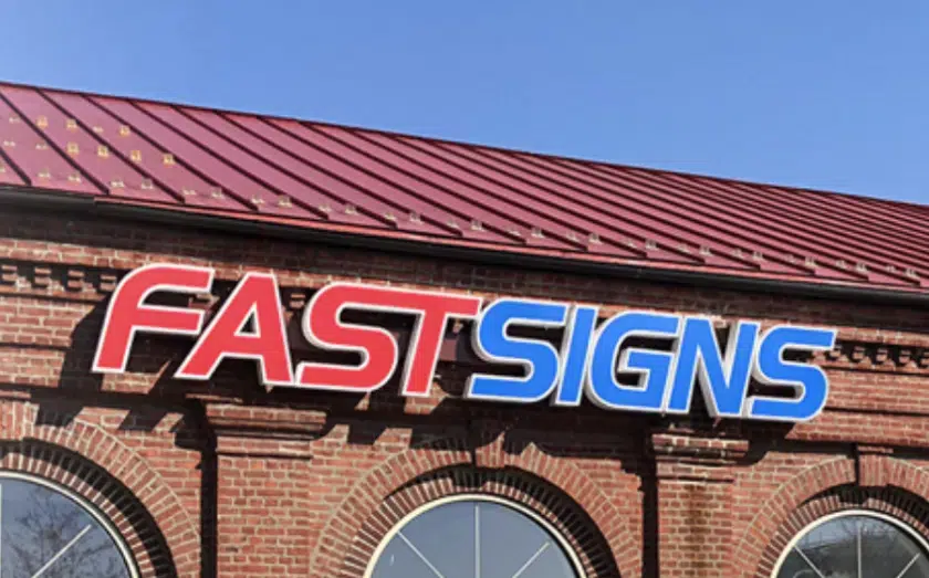 Exterior of a FASTSIGNS franchise location