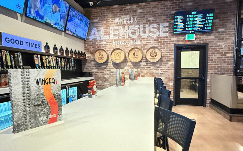 Interior of a Wingers franchise location OPTION 2