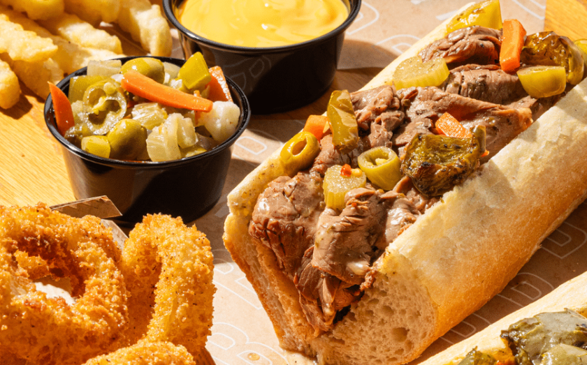 Buona Italian Beef Franchise food