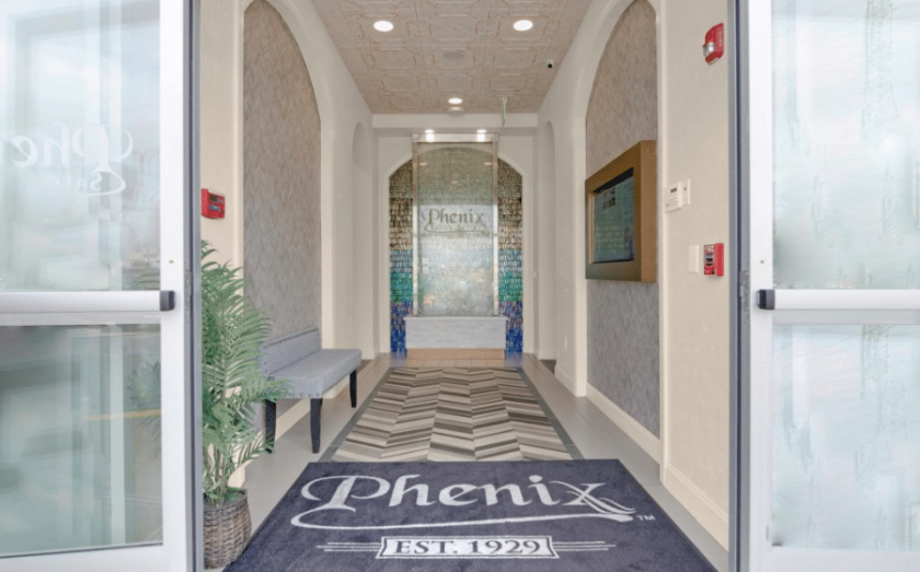 Interior of Phenix Salon Suites  location