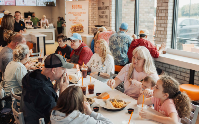 Buona Italian beef interior family