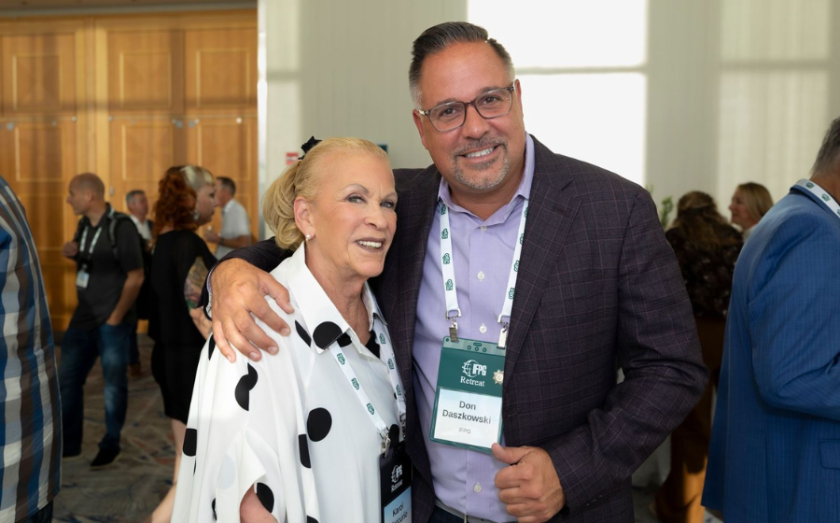 Karol Mercurio with IFPG founder and CEO Don Daszkowski