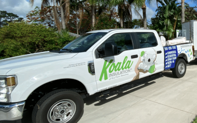 Mobile unit from Koala Insulation franchise