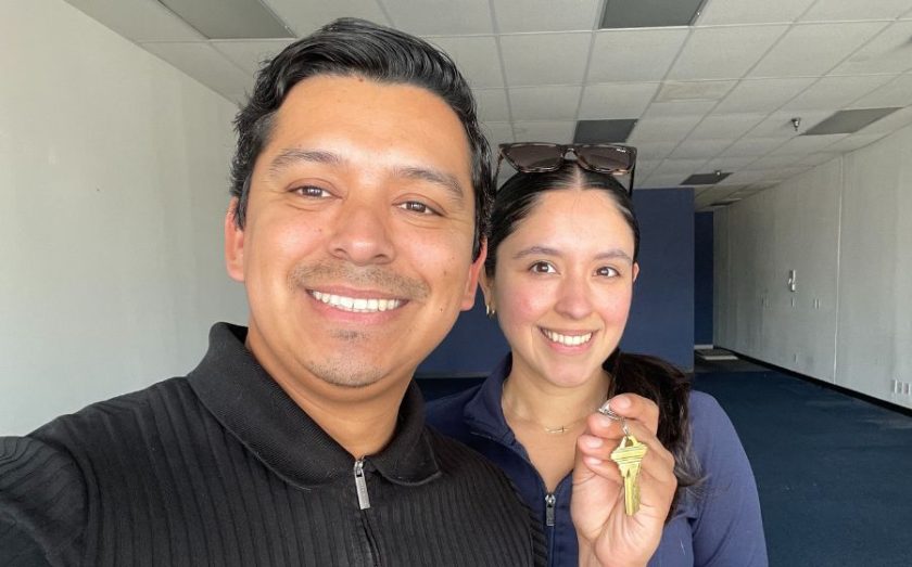 Movita franchisee Jen Delgado and her husband, Matthew Quirarte