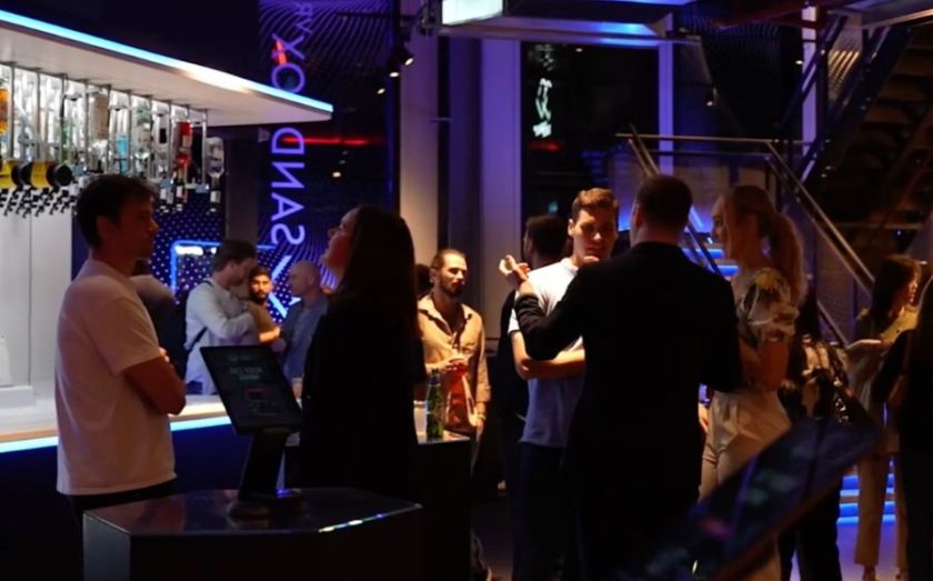 Guests at the Sandbox VR franchise