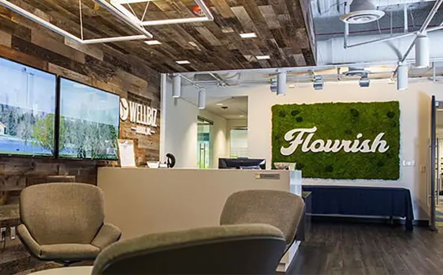 Interior of a WellBiz location