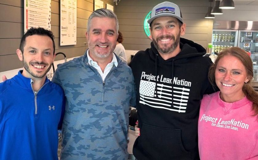 Chris at new Project LeanNation franchise store opening