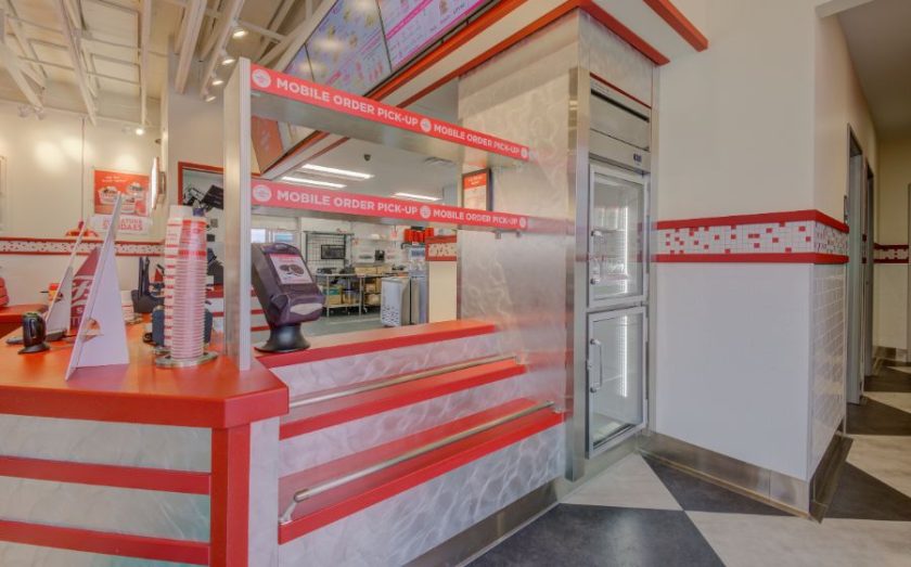 Interior of a Freddy's franchise