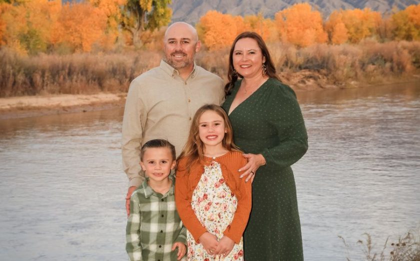 Two Maids franchisees Jared and Chantel Trujillo with family OPTION 3