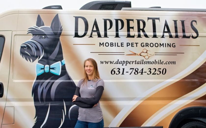 Emily Elias, co-founder of DapperTails Mobile Pet Grooming franchise