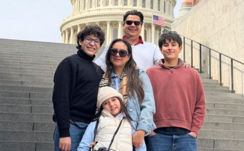 Home Franchise Concepts franchisees Cristina Romero and Ivan Cevallos with their family