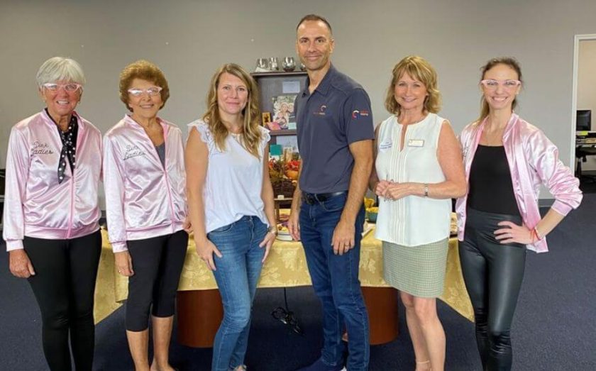 Seniors Helping Seniors franchise owner Andy Malivuk with his team