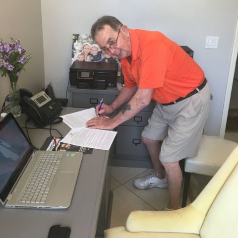 Grandfather of Seniors Helping Seniors franchise owner Andy Malivuk