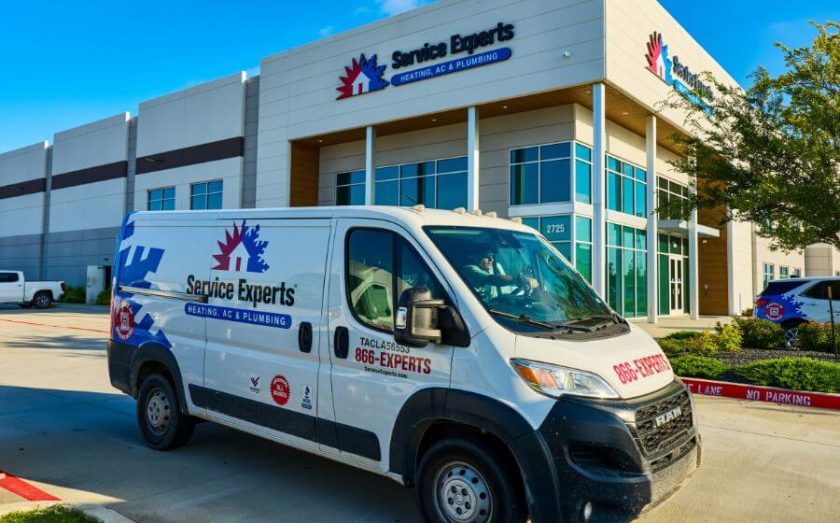 Exterior of a Service Experts franchise location