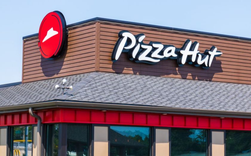 Exterior of a Pizza Hut franchise