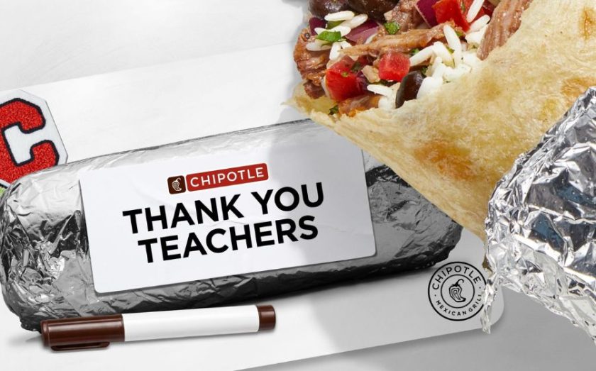 Teacher Appreciation Week 2026: Restaurant Specials and LTOs - Chipotle
