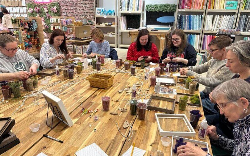 Crafting at Craft Loft franchise