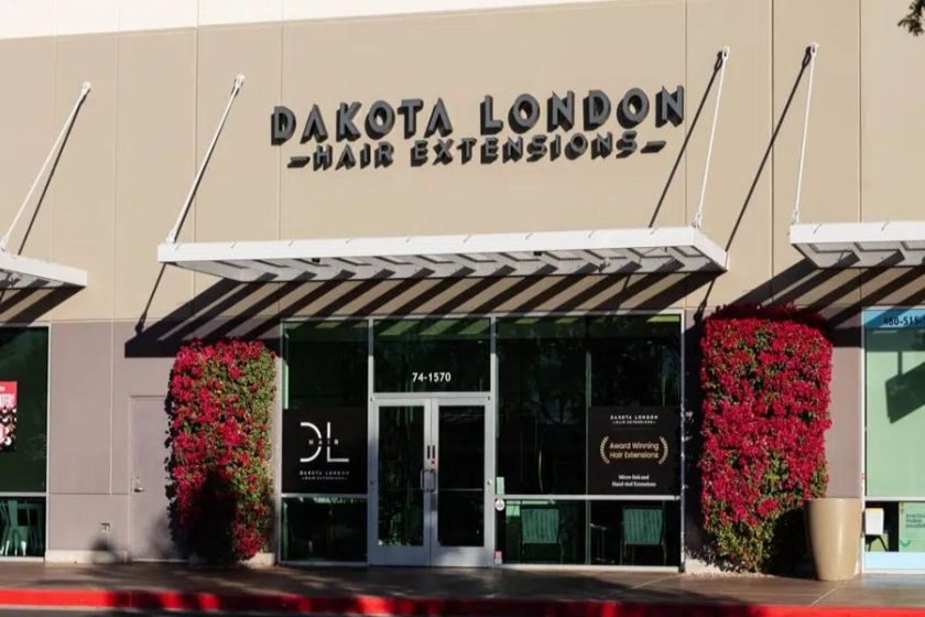 Exterior of Dakota London hair extension franchise
