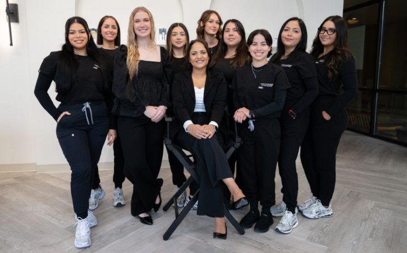 Dixie Patel, FACE FOUNDRIE franchise owner, and team
