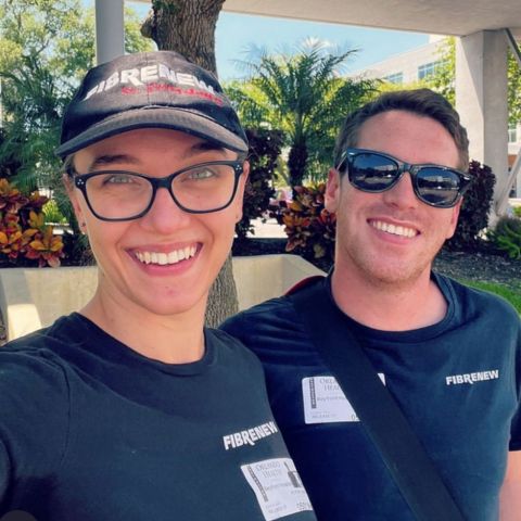 McKenna and Trevor Vanden Bos, Fibrenew franchise owners