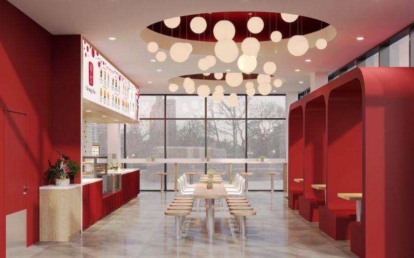 Interior of a GONG CHA franchise
